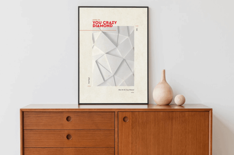 Pink Floyd Poster - Shine On You Crazy Diamond