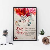 The Wall 1980 Concert Dates Pink Floyd Canvas 3 - OtherBrick