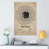 Time Pink Floyd Lyrics Canvas 1 - OtherBrick