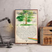 Pink Floyd Wish You Were Here Lyric Canvas