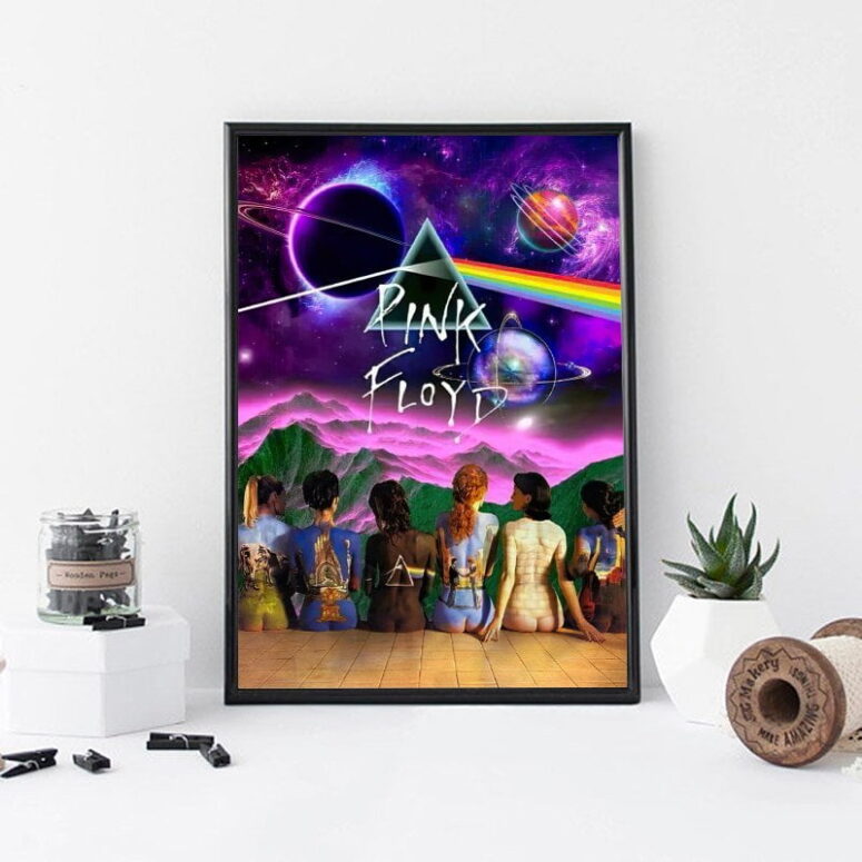 Album Illustration Dsotm Pink Floyd Canvas