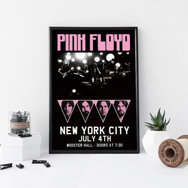 New York City July 4th Wooster Hall Pink Floyd Canvas