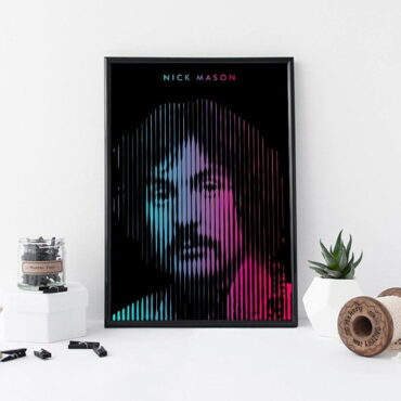 Nick Mason Line Art Pink Floyd Canvas Nick Mason Line Art Pink Floyd Canvas
