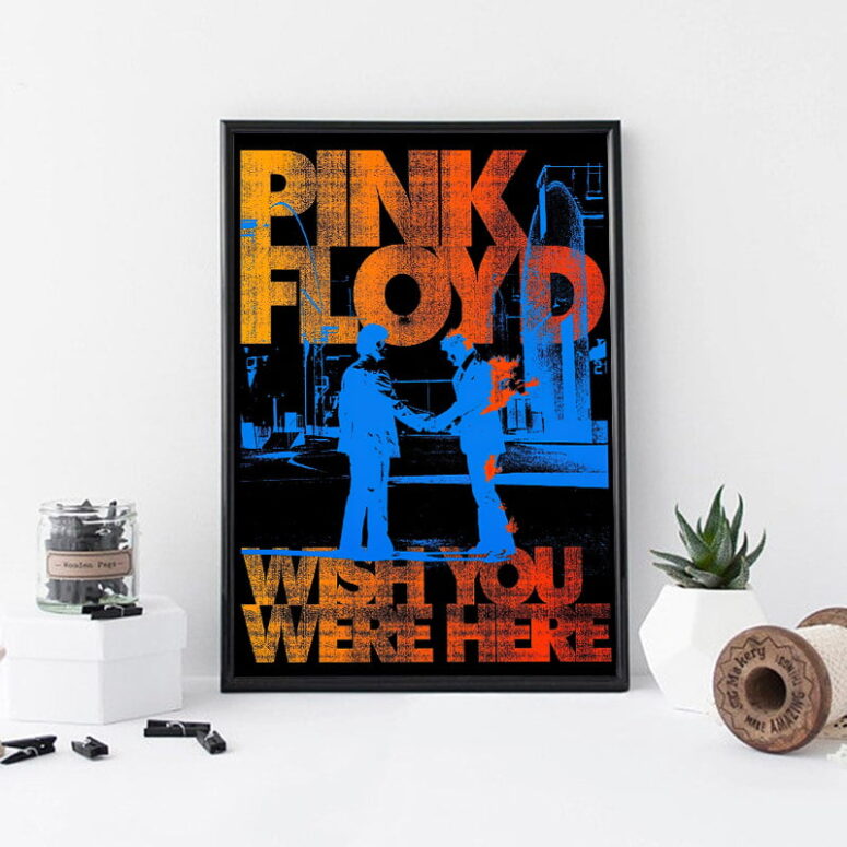 Pink Floyd Wish You Were Here Trippy Canvas Pink Floyd Wish You Were Here Trippy Canvas