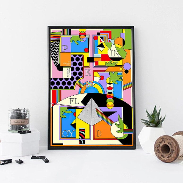 Pink Floyd X Collectionzz Dark Side Of The Moon Canvas