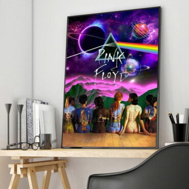 Album Illustration Dsotm Pink Floyd Canvas