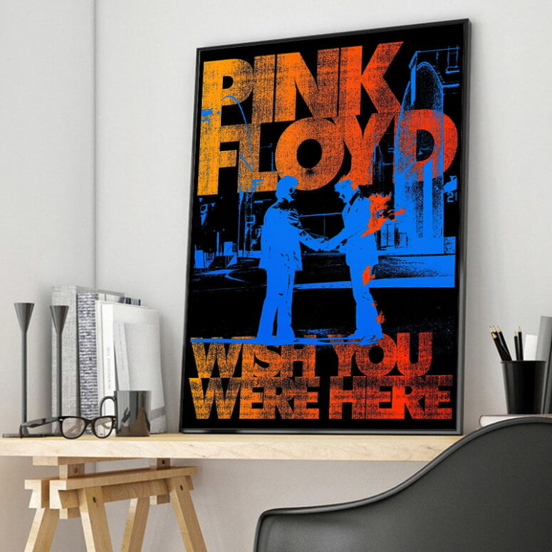 Pink Floyd Wish You Were Here Trippy Canvas Pink Floyd Wish You Were Here Trippy Canvas