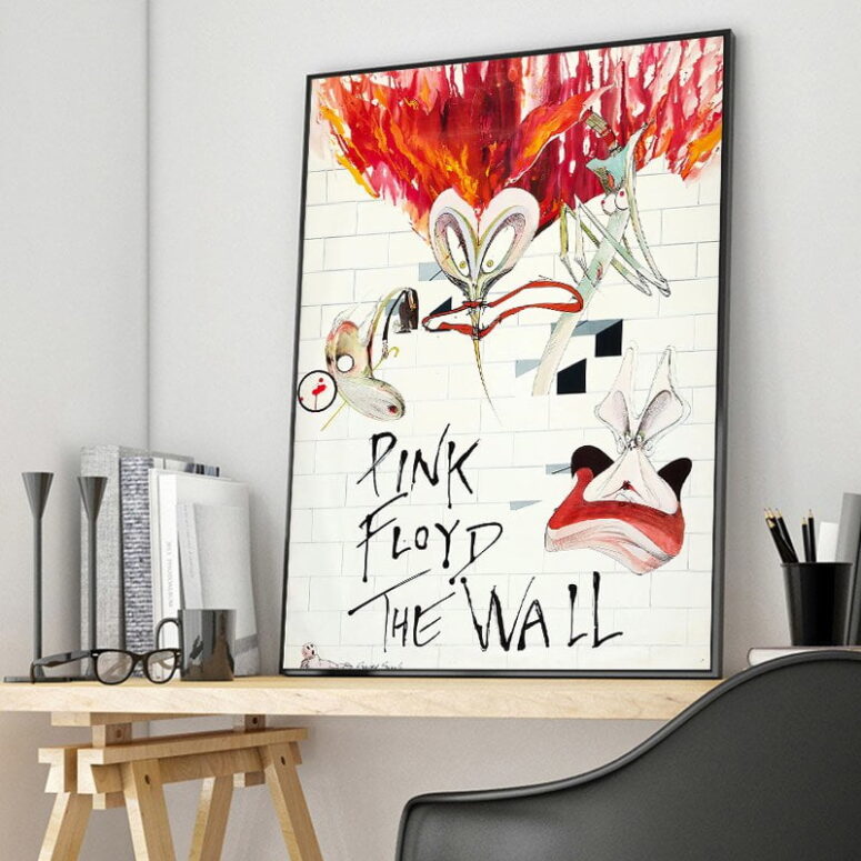 The Wall 1980 Columbia Records Pink Floyd Canvas The Wall 1980 Columbia Records Pink Floyd Canvas