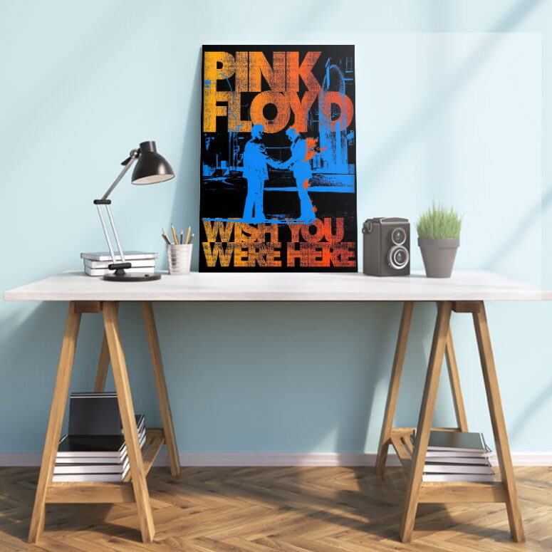Pink Floyd Wish You Were Here Trippy Canvas Pink Floyd Wish You Were Here Trippy Canvas