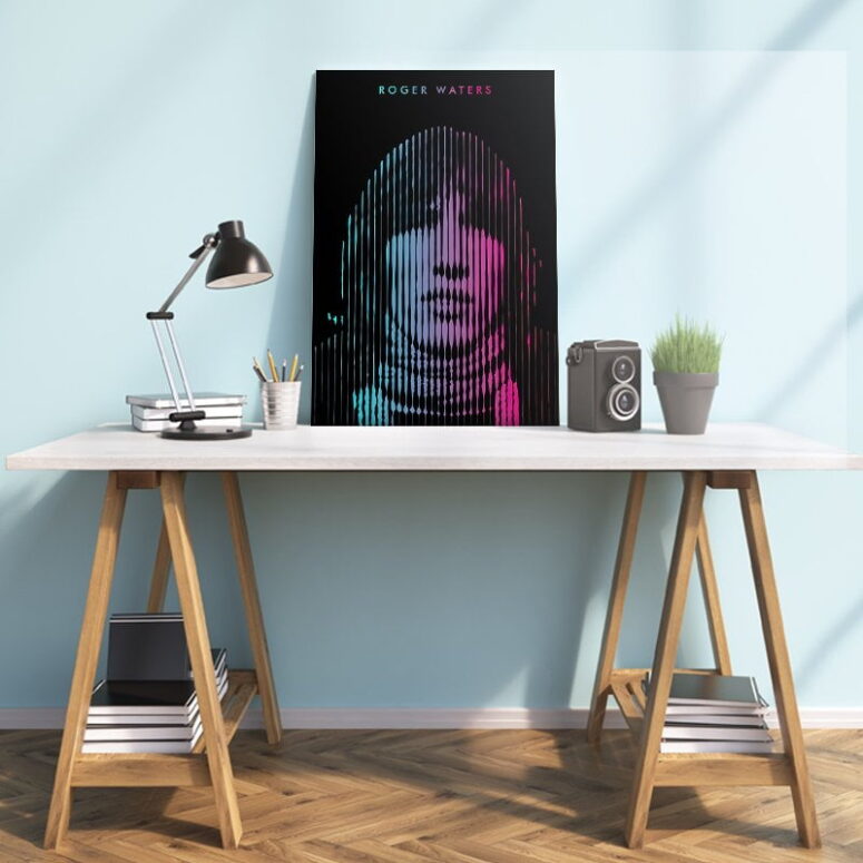 Roger Waters Line Art Pink Floyd Canvas Roger Waters Line Art Pink Floyd Canvas