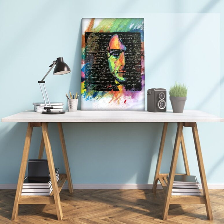 Shine on You Crazy Diamond Lyric Syd Barrett Pink Floyd Canvas
