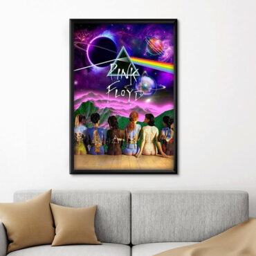 Album Illustration Dsotm Pink Floyd Canvas Album Illustration Dsotm Pink Floyd Canvas