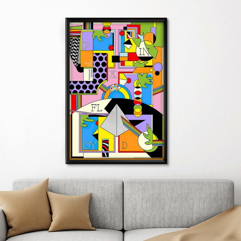 Pink Floyd X Collectionzz Dark Side Of The Moon Canvas