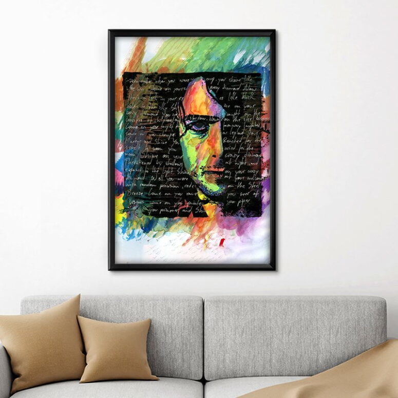 Shine on You Crazy Diamond Lyric Syd Barrett Pink Floyd Canvas