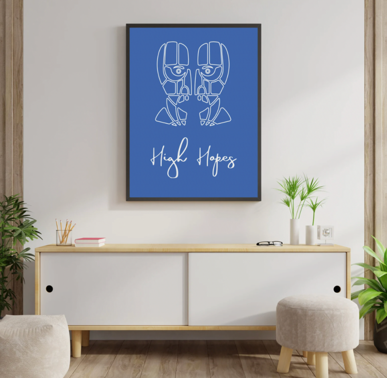 Pink Floyd Poster - High Hopes The Division Bell Pink Floyd Poster - High Hopes The Division Bell