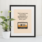 Pink Floyd Poster – Pink Floyd Inspired Song Lyrics 1 - OtherBrick