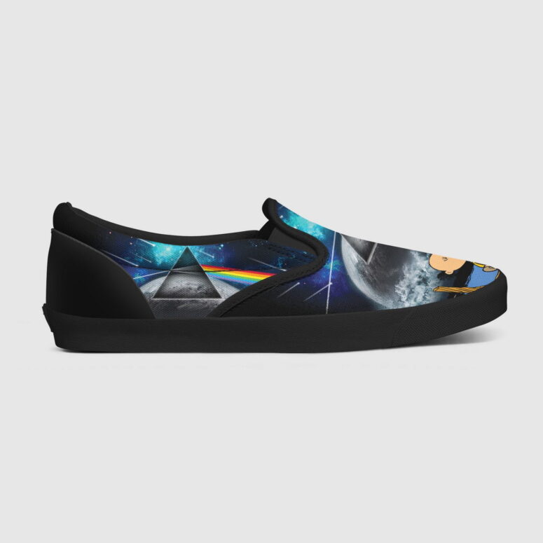 Snoopy Dark side of the moon Pink Floyd Slip On Snoopy Dark side of the moon Pink Floyd Slip On