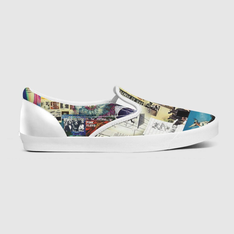 Pink Floyd Albums Collage Slip On Pink Floyd Albums Collage Slip On