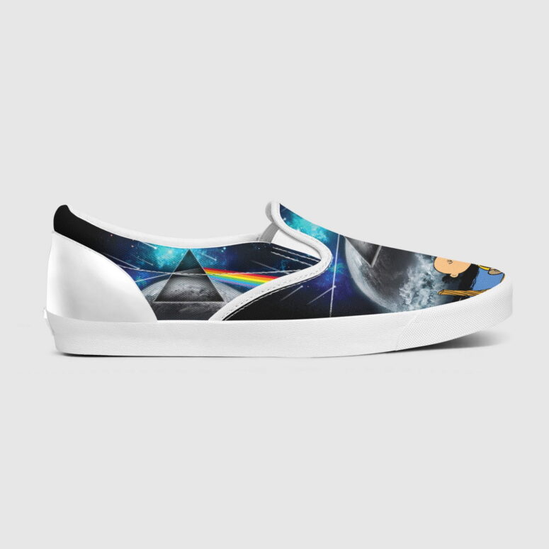 Snoopy Dark side of the moon Pink Floyd Slip On Snoopy Dark side of the moon Pink Floyd Slip On