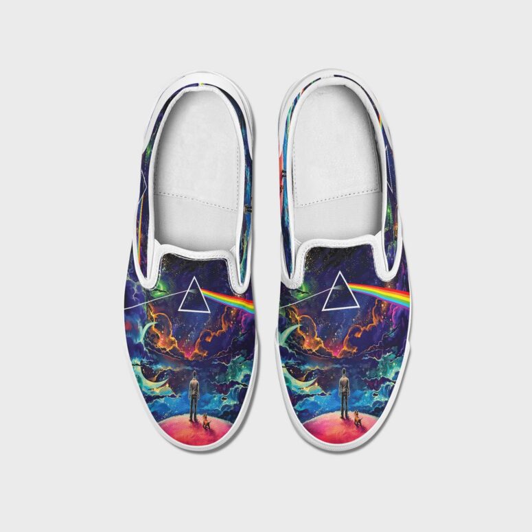 Looking For Dark Side Of The Moon Pink Floyd Slip On