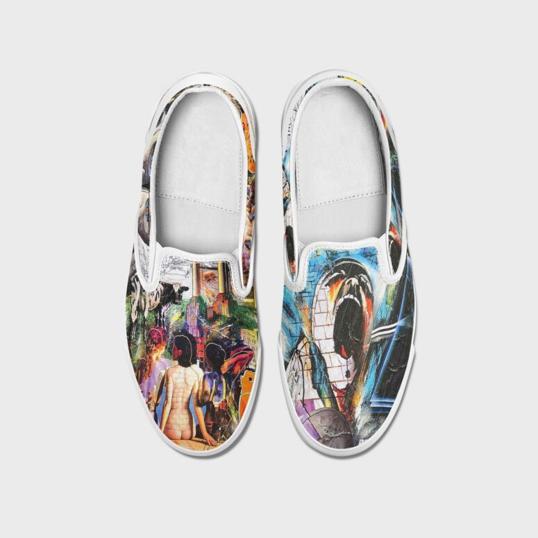 Pink Floyd Psychedelic Rock Album Cover Slip On Pink Floyd Psychedelic Rock Album Cover Slip On