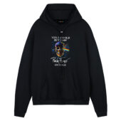 Skull Yes I Am Old But I Saw Pink Floyd On Stage Front Hoodie Black - OtherBrick