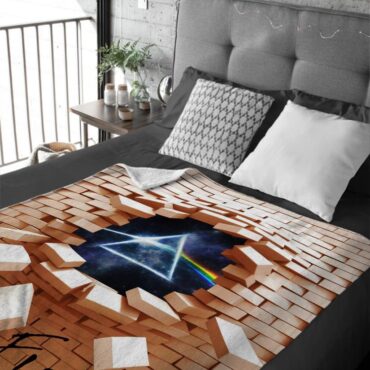 3D Pink Floyd The Wall Velveteen Plush Blanket