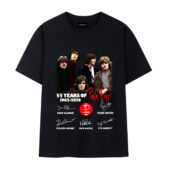 55 Years Of Pink Floyd 1965 2020 Signatures Shirt Tshirt Black - OtherBrick
