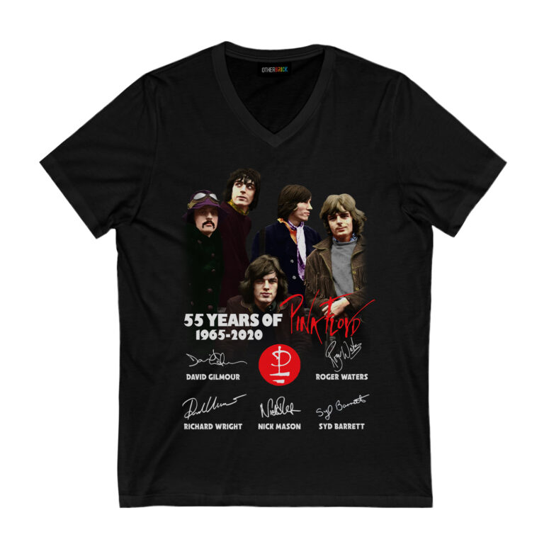 55 Years Of Pink Floyd 1965-2020 Signatures Custom Year Shirt