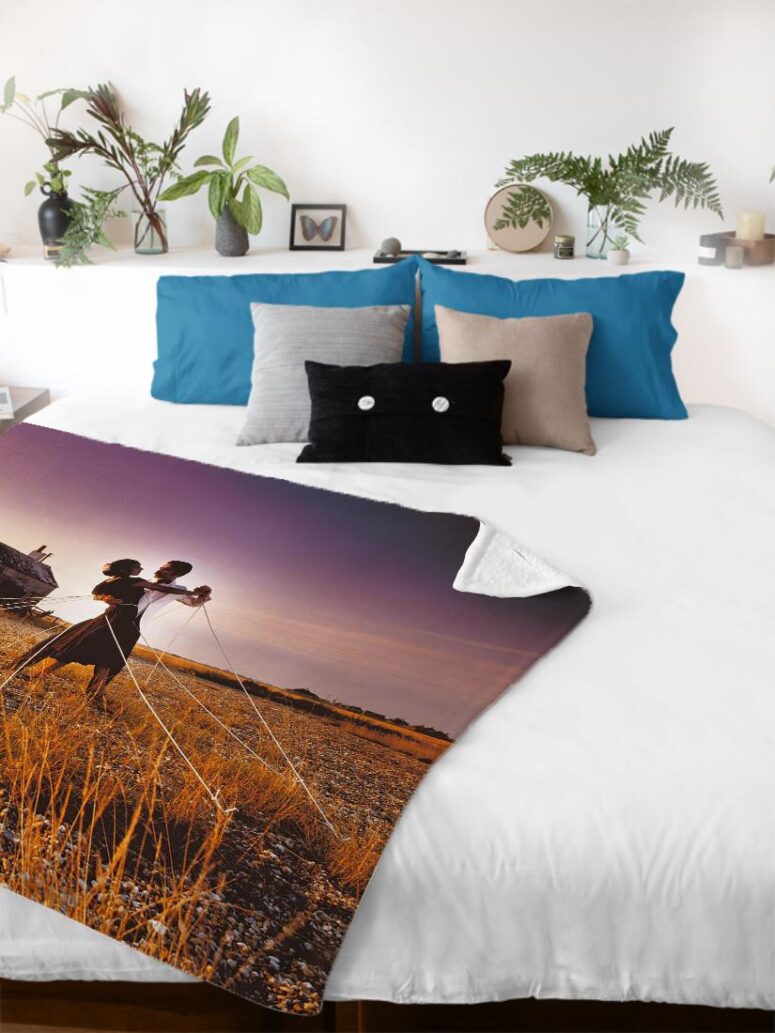 A Collection of Great Dance Songs Album Cover 1981 Pink Floyd Velveteen Plush Blanket A Collection of Great Dance Songs Album Cover 1981 Pink Floyd Velveteen Plush Blanket