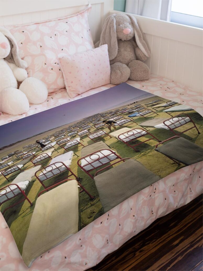 A Momentary Lapse of Reason Album Cover 1987 Pink Floyd Velveteen Plush Blanket A Momentary Lapse of Reason Album Cover 1987 Pink Floyd Velveteen Plush Blanket