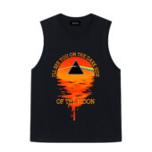 Brain Damage I’ll See You On The Dark Side Of The Moon Front Tank Black - OtherBrick