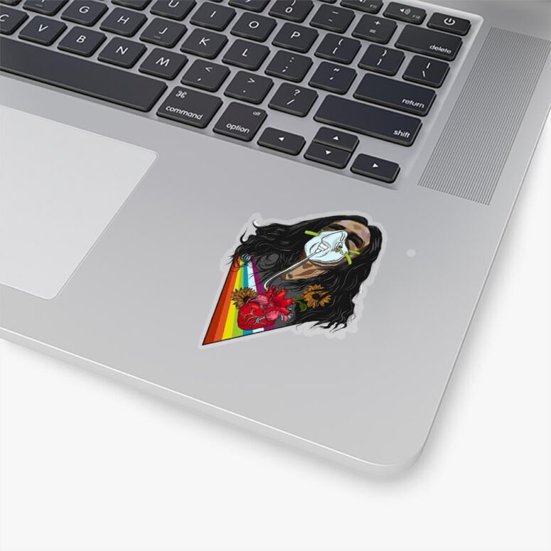 Breathe the happiness  Pink Floyd Kiss Cut Stickers