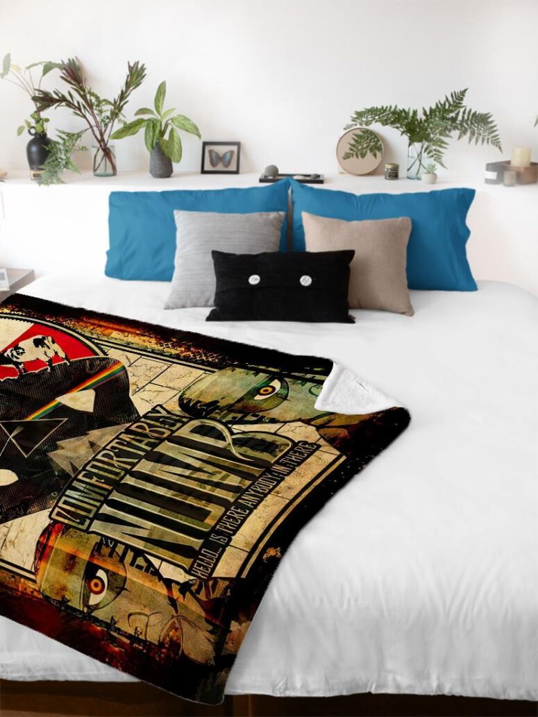 Comfortably Numb Hello Is there anybody in there Pink Floyd Velveteen Plush Blanket