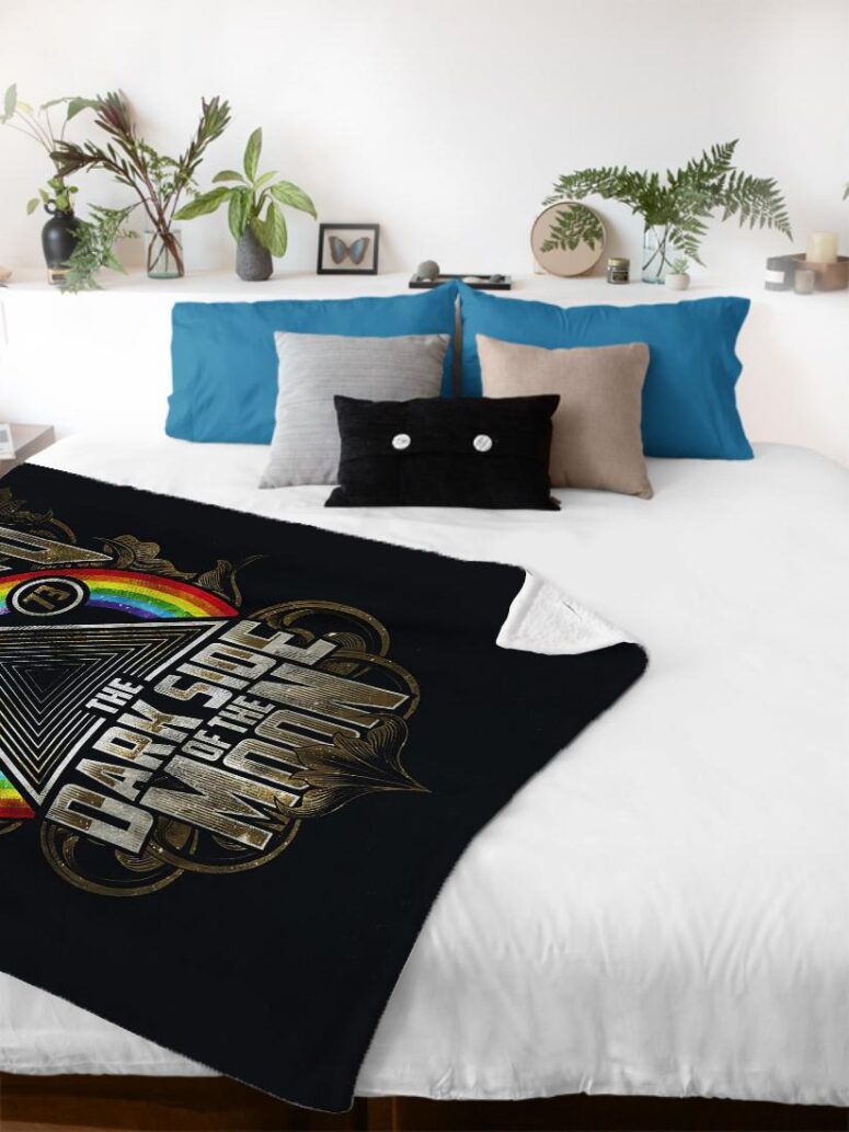 Dark Side Of The Moon 1972 1973 Pink Floyd Velveteen Plush Blanket