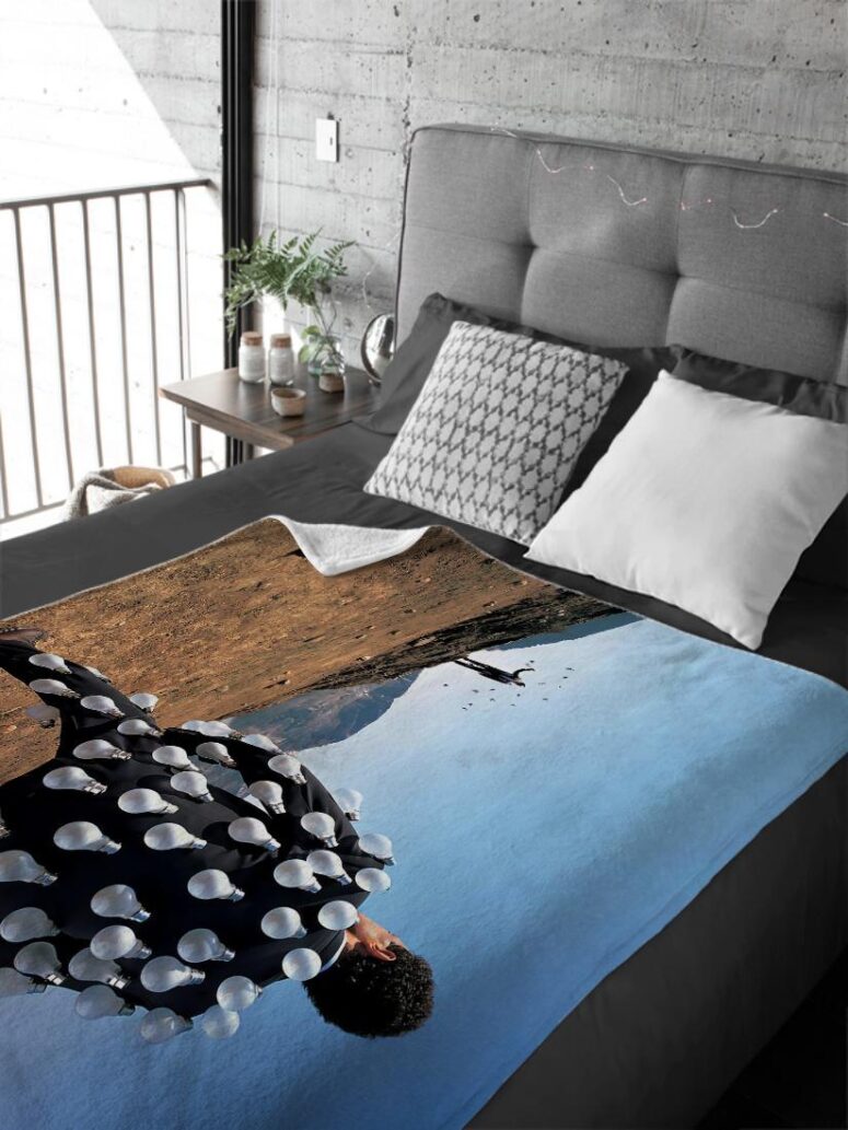 Delicate Sound Of Thunder Pink Floyd Velveteen Plush Blanket Delicate Sound Of Thunder Pink Floyd Velveteen Plush Blanket