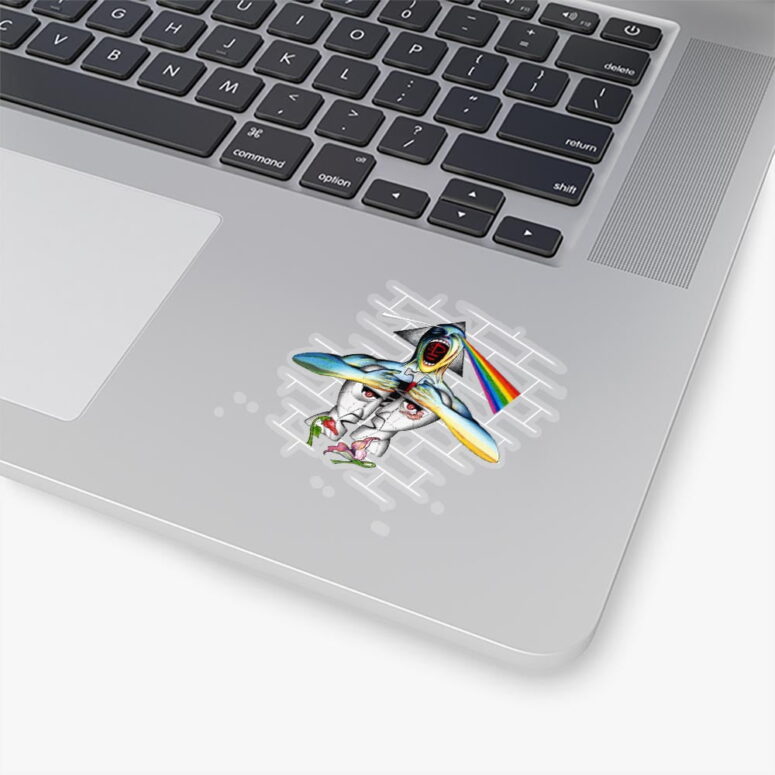 Division Bell Meets The Dark Side Of The Wall Pink Floyd Kiss Cut Stickers Division Bell Meets The Dark Side Of The Wall Pink Floyd Kiss Cut Stickers