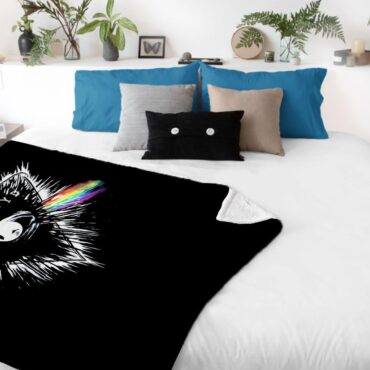 Flare Eyes Pink Floyd Velveteen Plush Blanket Flare Eyes Pink Floyd Velveteen Plush Blanket