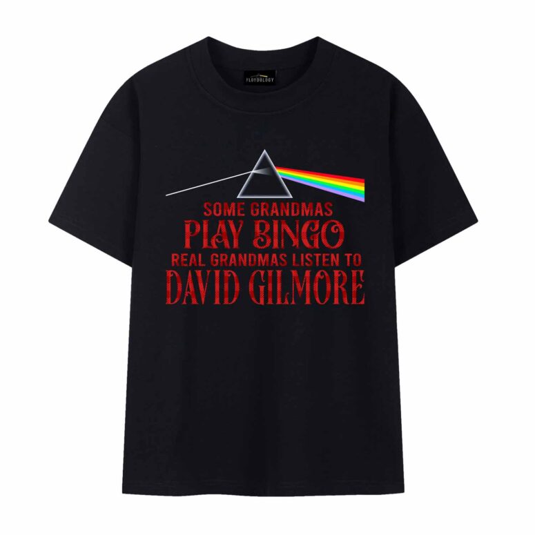 Real Grandmas Grandpas Listen To David Gilmour Pink Floyd Shirt