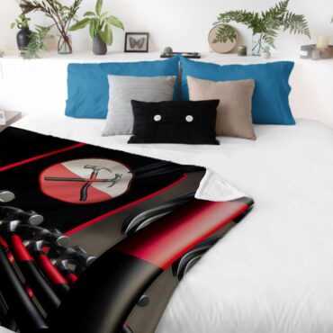 Hammer March Pink Floyd Velveteen Plush Blanket