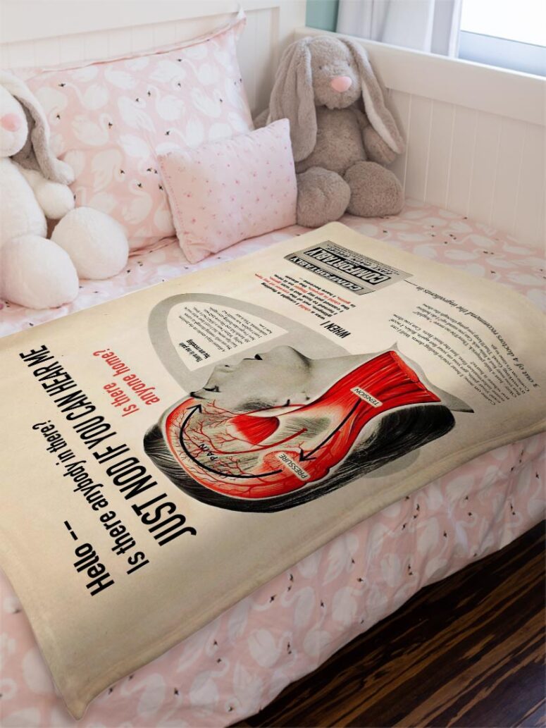 Hello Is There Anybody In There Pink Floyd Velveteen Plush Blanket Hello Is There Anybody In There Pink Floyd Velveteen Plush Blanket