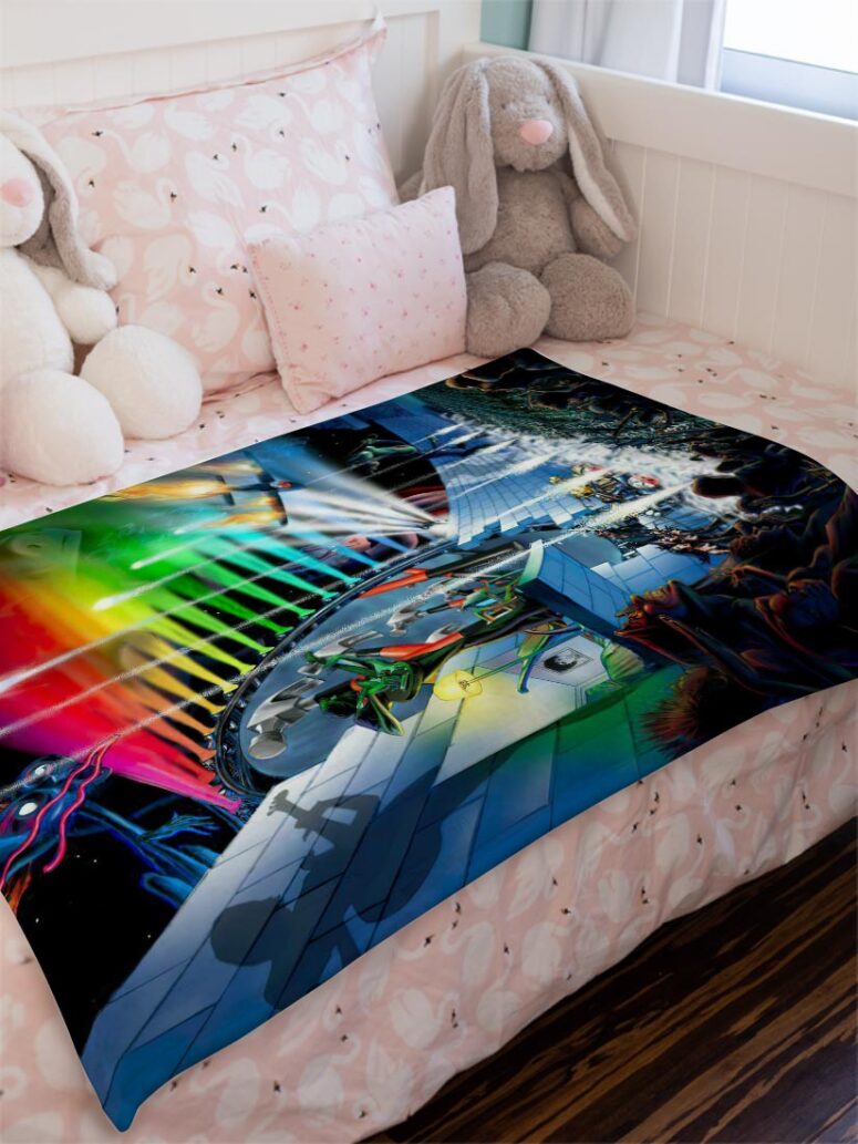 Interestellar Show Pink Floyd Colorful Velveteen Plush Blanket