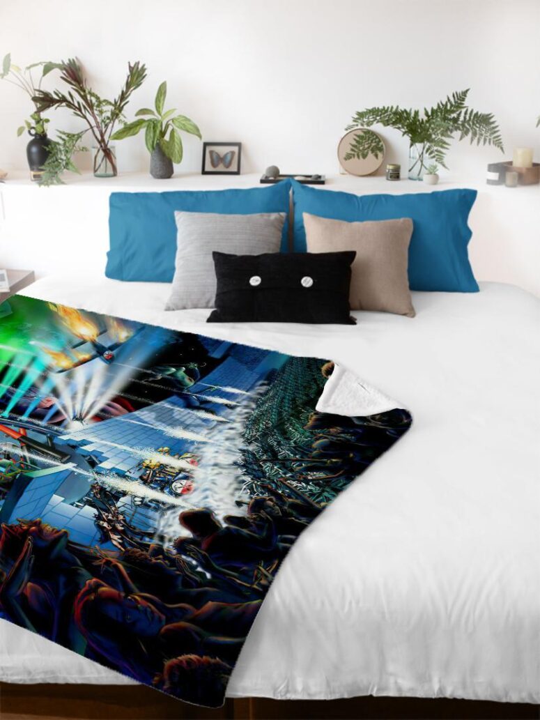 Interestellar Show Pink Floyd Colorful Velveteen Plush Blanket