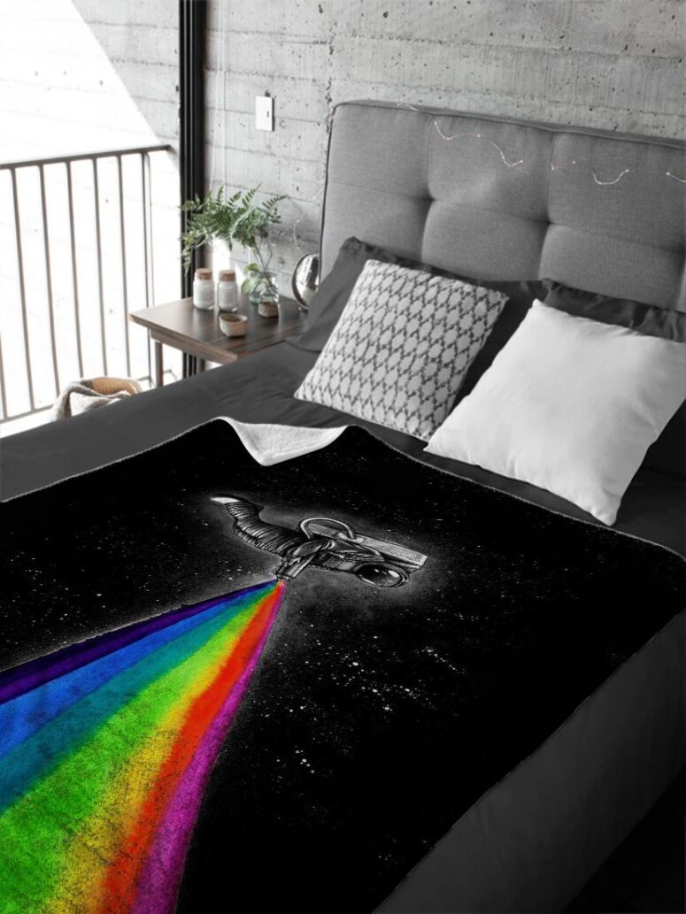 Just Remember To Fall in Love Pink Floyd Velveteen Plush Blanket Just Remember To Fall in Love Pink Floyd Velveteen Plush Blanket