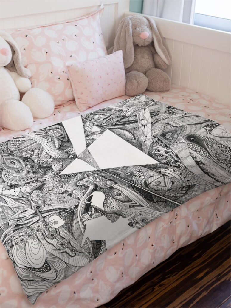 Memories Fan Art Pink Floyd Velveteen Plush Blanket