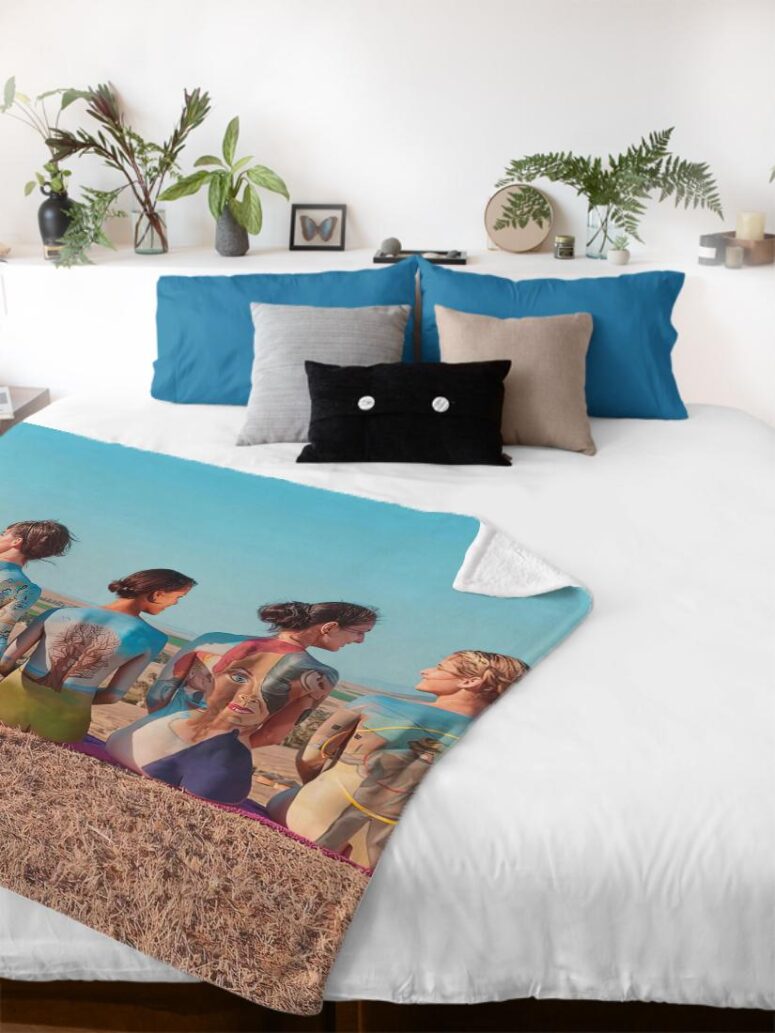 Outback Catalogue Pink Floyd Velveteen Plush Blanket