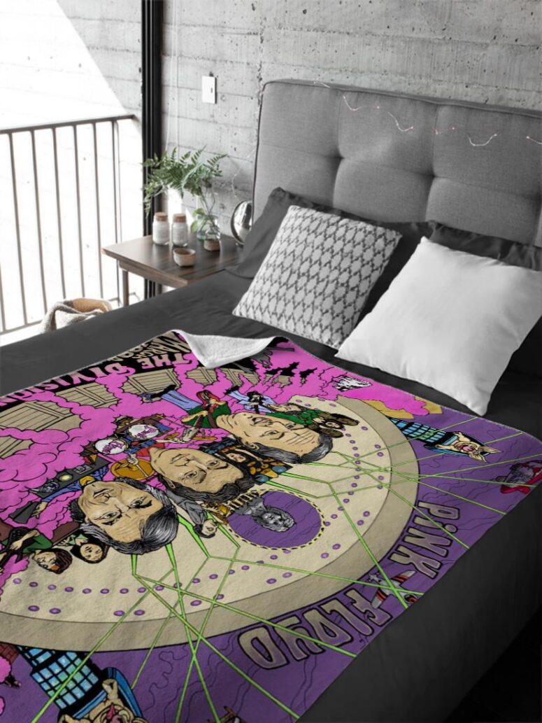 The Divison Bell October 94 Pink Floyd Velveteen Plush Blanket The Divison Bell October 94 Pink Floyd Velveteen Plush Blanket
