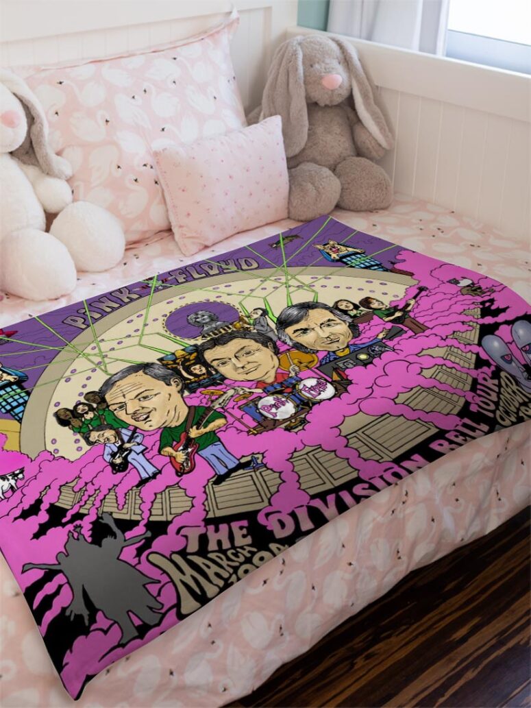 The Divison Bell October 94 Pink Floyd Velveteen Plush Blanket The Divison Bell October 94 Pink Floyd Velveteen Plush Blanket