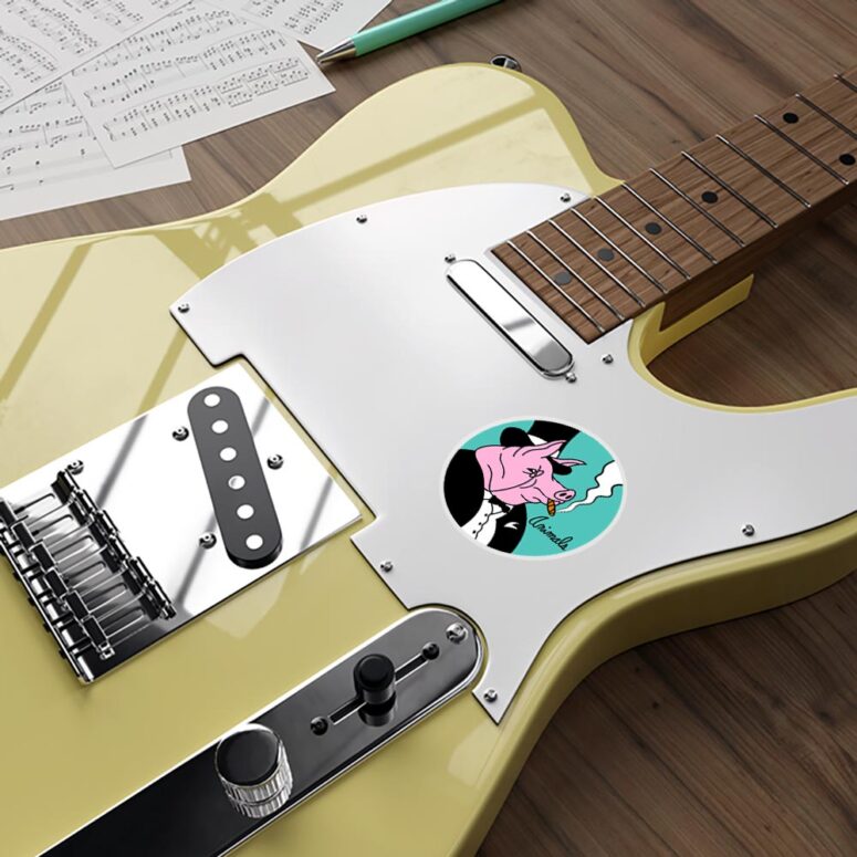 Pink Floyd ANIMALS PIG Kiss Cut Stickers