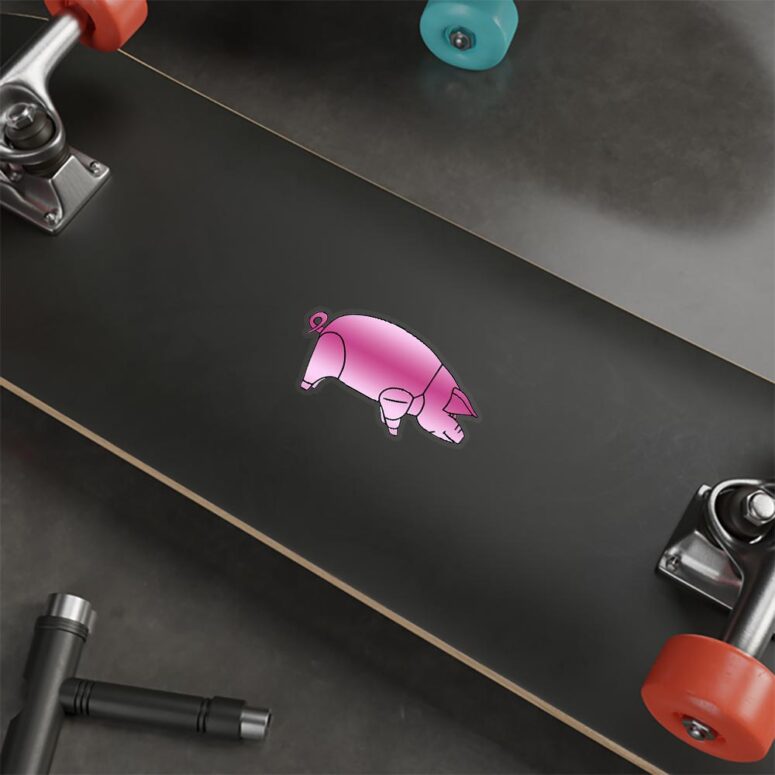 Pink Floyd Animals Kiss Cut Stickers Pink Floyd Animals Kiss Cut Stickers